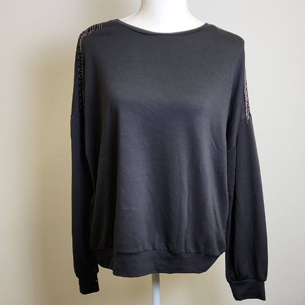 Como Blu Medium Women's Black Top